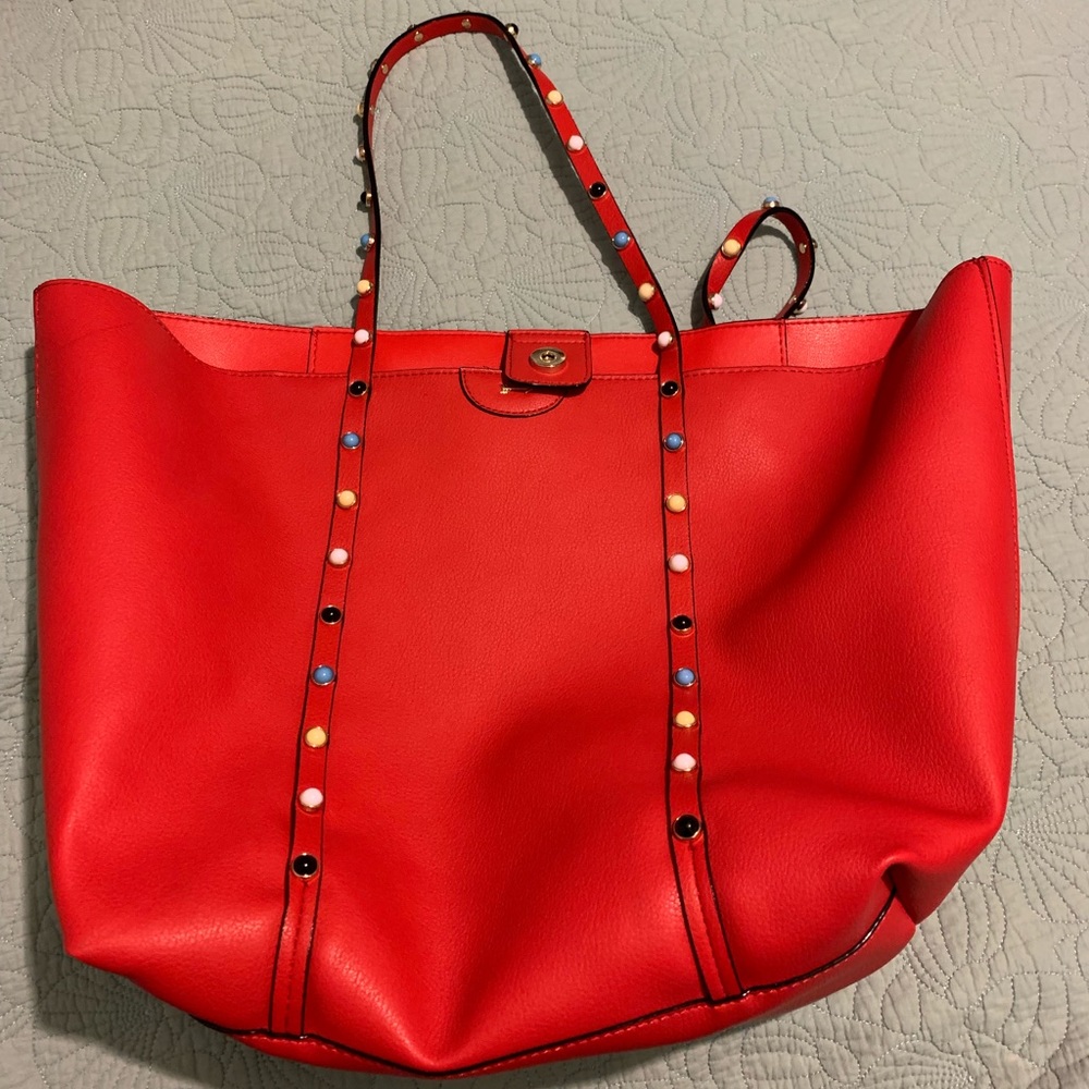 Giani Bini Large Red Purse with Stones